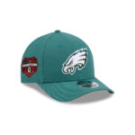 Philadelphia Eagles Eagle Head Side Patch Snapback Hat in Midnight Green