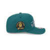 Philadelphia Eagles Eagle Head Wordmark Side Patch Stretch Snap Hat in Midnight Green 2 Philadelphia Eagles Eagle Head Wordmark Side Patch Stretch Snap Hat in Midnight Green