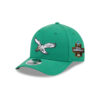 Philadelphia Eagles Historic Flying Eagle Side Patch Snapback Hat in Green 1 Philadelphia Eagles Historic Flying Eagle Side Patch Snapback Hat in Green