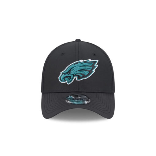 Philadelphia Eagles Midnight Green Eagle Head Side Patch Stretch Fit Hat in Black Philadelphia Eagles Midnight Green Eagle Head Side Patch Stretch Fit Hat in Black