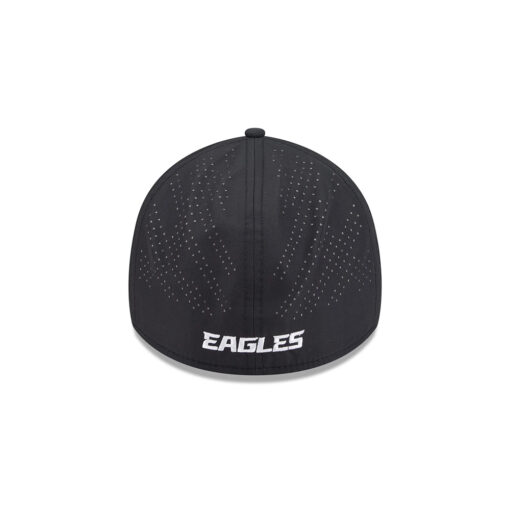 Philadelphia Eagles Midnight Green Eagle Head Side Patch Stretch Fit Hat in Black Philadelphia Eagles Midnight Green Eagle Head Side Patch Stretch Fit Hat in Black