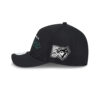Philadelphia Eagles Script Wordmark Side Patch Adjustable Hat in Black 3 Philadelphia Eagles Script Wordmark Side Patch Adjustable Hat in Black