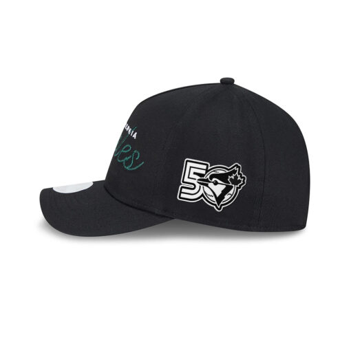 Philadelphia Eagles Script Wordmark Side Patch Adjustable Hat in Black Philadelphia Eagles Script Wordmark Side Patch Adjustable Hat in Black