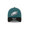 Philadelphia Eagles SEC Patch Stretch Fit Cap in Green and Black 2 Philadelphia Eagles SEC Patch Stretch Fit Cap in Green and Black