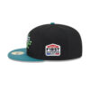 Philadelphia Eagles Slime Eagle Head Side Patch Fitted Hat in Black and Teal 4 Philadelphia Eagles Slime Eagle Head Side Patch Fitted Hat in Black and Teal