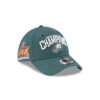 Philadelphia Eagles Super Bowl LIX Champions Side Patch Stretch Fit Hat in Midnight Green 1 Philadelphia Eagles Super Bowl LIX Champions Side Patch Stretch Fit Hat in Midnight Green