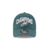 Philadelphia Eagles Super Bowl LIX Champions Side Patch Stretch Fit Hat in Midnight Green 4 Philadelphia Eagles Super Bowl LIX Champions Side Patch Stretch Fit Hat in Midnight Green