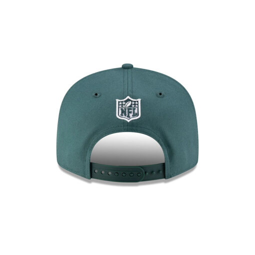 Philadelphia Eagles Super Bowl LIX Champions Wordmark Side Patch Fitted Hat in Midnight Green