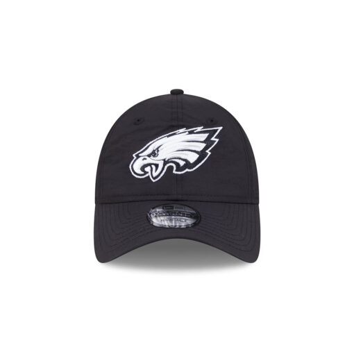 Philadelphia Eagles White Eagle Head Side Patch Adjustable Hat in Black Philadelphia Eagles White Eagle Head Side Patch Adjustable Hat in Black