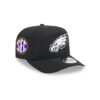 Philadelphia Eagles White Eagle Head Side Patch Golfer Snapback Hat in Black