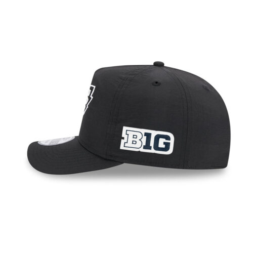 Philadelphia Eagles White Eagle Head Side Patch Golfer Snapback Hat in Black Philadelphia Eagles White Eagle Head Side Patch Golfer Snapback Hat in Black