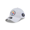 Pittsburgh Steelers Logo Adjustable Hat in White