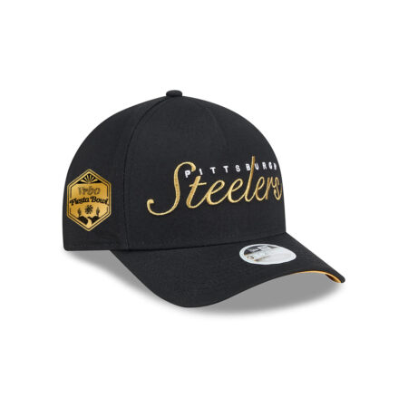 Pittsburgh Steelers Metallic Logo Women’s A-Frame Snapback Hat