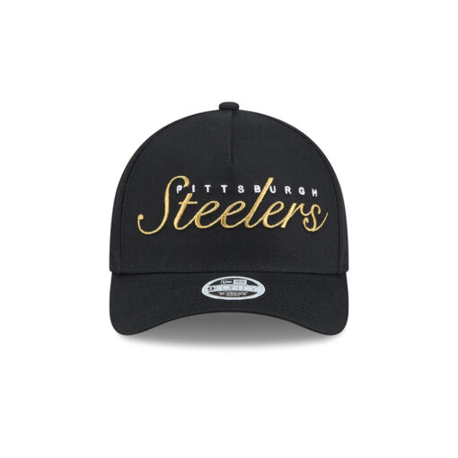 Pittsburgh Steelers Metallic Logo Women’s A-Frame Snapback Hat