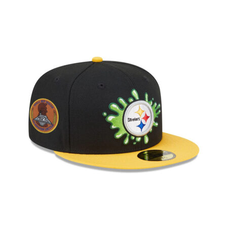 Pittsburgh Steelers Nickelodeon Slime Fitted Hat in Slime Green
