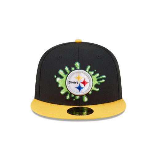 Pittsburgh Steelers Nickelodeon Slime Fitted Hat in Slime Green