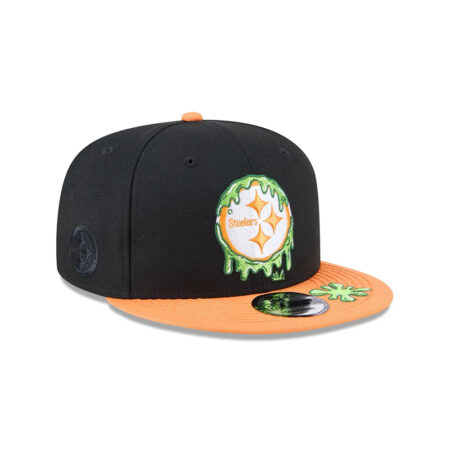Pittsburgh Steelers Nickelodeon Slime Snapback Hat in Slime Green