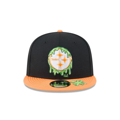 Pittsburgh Steelers Nickelodeon Slime Snapback Hat in Slime Green