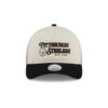 Pittsburgh Steelers Retro Chrome Women’s A-Frame Trucker Hat in White