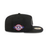 San Francisco 49ers Black and White SF Oval Side Patch Fitted Hat in Black 4 San Francisco 49ers Black and White SF Oval Side Patch Fitted Hat in Black