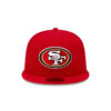 San Francisco 49ers SF Oval Side Patch Fitted Hat in Red 1 San Francisco 49ers SF Oval Side Patch Fitted Hat in Red