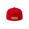 San Francisco 49ers SF Oval Side Patch Fitted Hat in Red 5 San Francisco 49ers SF Oval Side Patch Fitted Hat in Red
