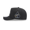 San Francisco 49ers White SF Oval Side Patch Golfer Snapback Hat in Black