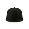 Seattle Seahawks Basic Black-on-Black Logo Snapback Cap in Black