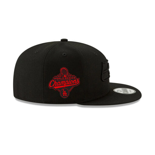 Seattle Seahawks Basic Black-on-Black Logo Snapback Cap in Black