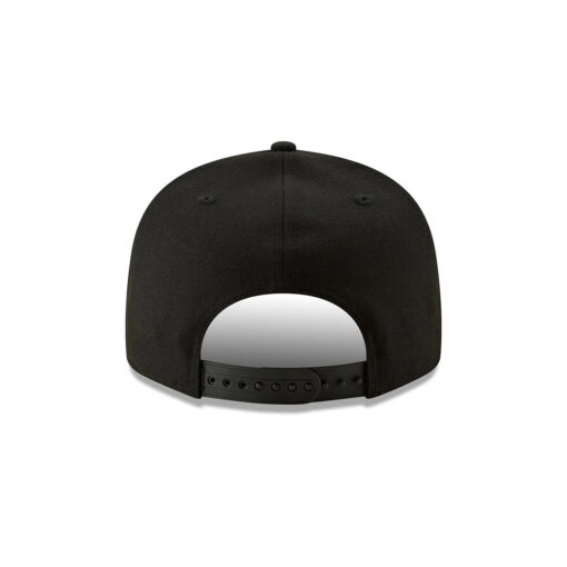Seattle Seahawks Basic Black-on-Black Logo Snapback Cap in Black