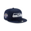 Seattle Seahawks Basic Logo Snapback Hat in Navy