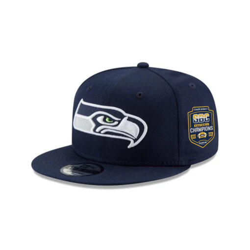 Seattle Seahawks Basic Logo Snapback Hat in Navy