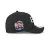 Seattle Seahawks Black and White Logo A-Frame Snapback Cap in Black
