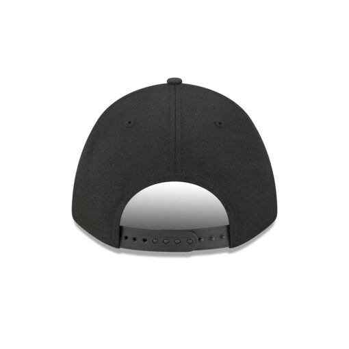 Seattle Seahawks Black and White Logo A-Frame Snapback Cap in Black
