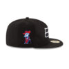 Seattle Seahawks Black and White Logo Fitted Hat in Black