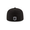 Seattle Seahawks Black and White Logo Fitted Hat in Black