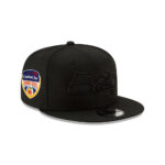 Seattle Seahawks Black-on-Black Logo Snapback Cap in Black