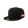 Seattle Seahawks Black-on-Black Logo Snapback Cap in Black