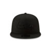 Seattle Seahawks Black-on-Black Logo Snapback Cap in Black