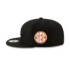 Seattle Seahawks Black-on-Black Logo Snapback Cap in Black