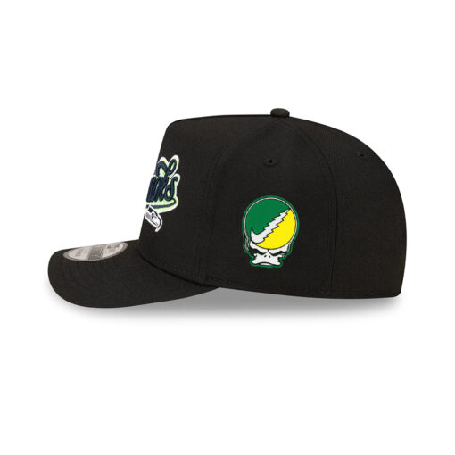 Seattle Seahawks Born x Raised Script A-Frame Snapback Cap in Black