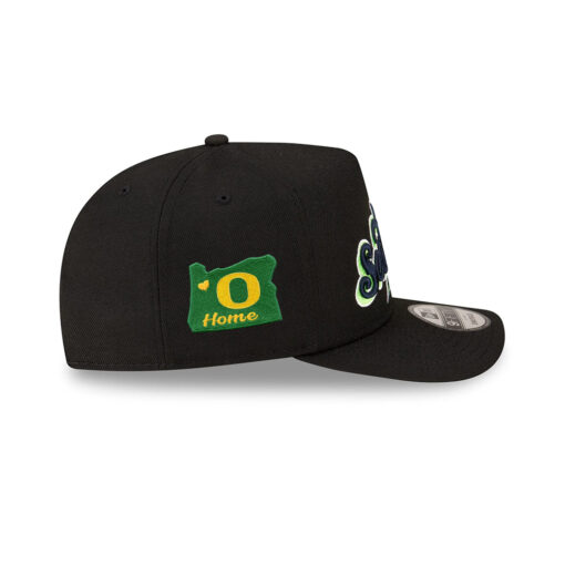 Seattle Seahawks Born x Raised Script A-Frame Snapback Cap in Black
