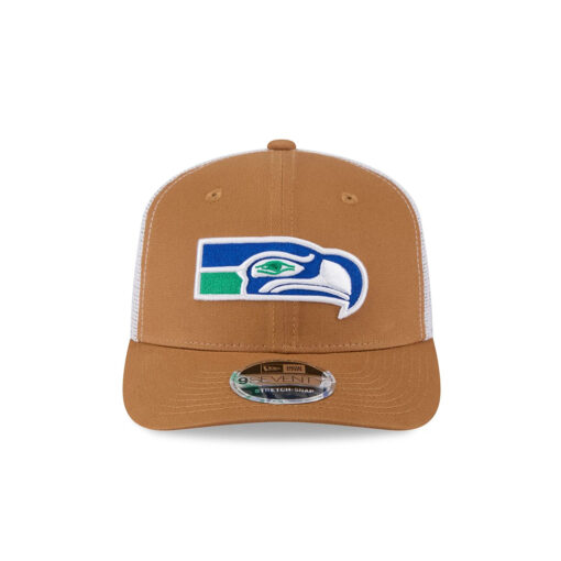 Seattle Seahawks Bronze Logo Trucker Cap in Bronze