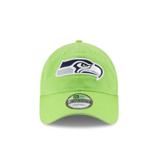Seattle Seahawks Core Classic Logo Adjustable Cap in Green