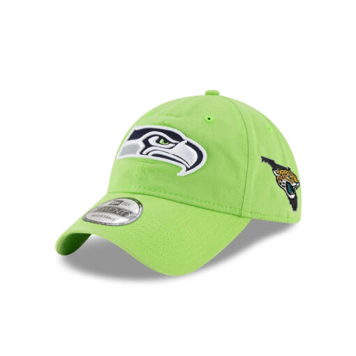 Seattle Seahawks Core Classic Logo Adjustable Hat in Green