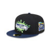Seattle Seahawks Nickelodeon Slime Fitted Cap in Slime Green