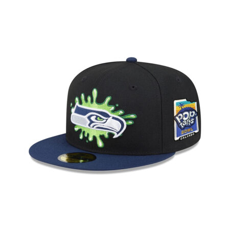 Seattle Seahawks Nickelodeon Slime Fitted Cap in Slime Green