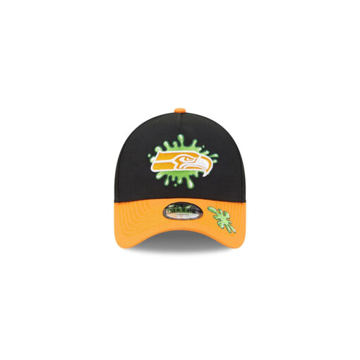 Seattle Seahawks Nickelodeon Slime Kids A-Frame Snapback Hat in Slime Green