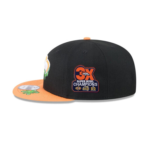 Seattle Seahawks Nickelodeon Slime Logo Snapback Cap in Slime Green