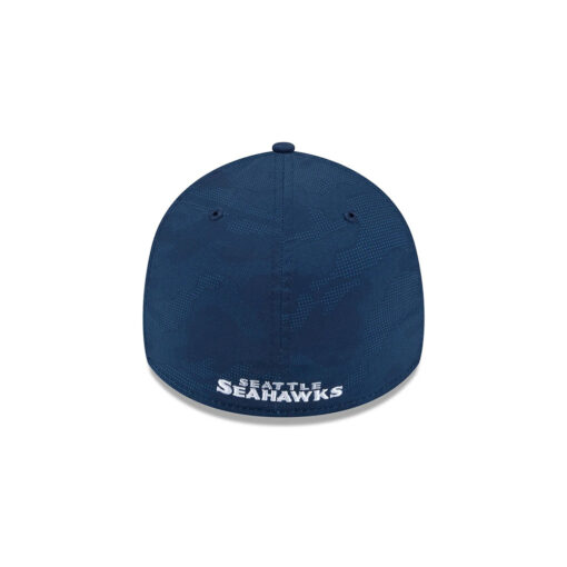 Seattle Seahawks Tonal Camo Logo Stretch Fit Cap in Camo